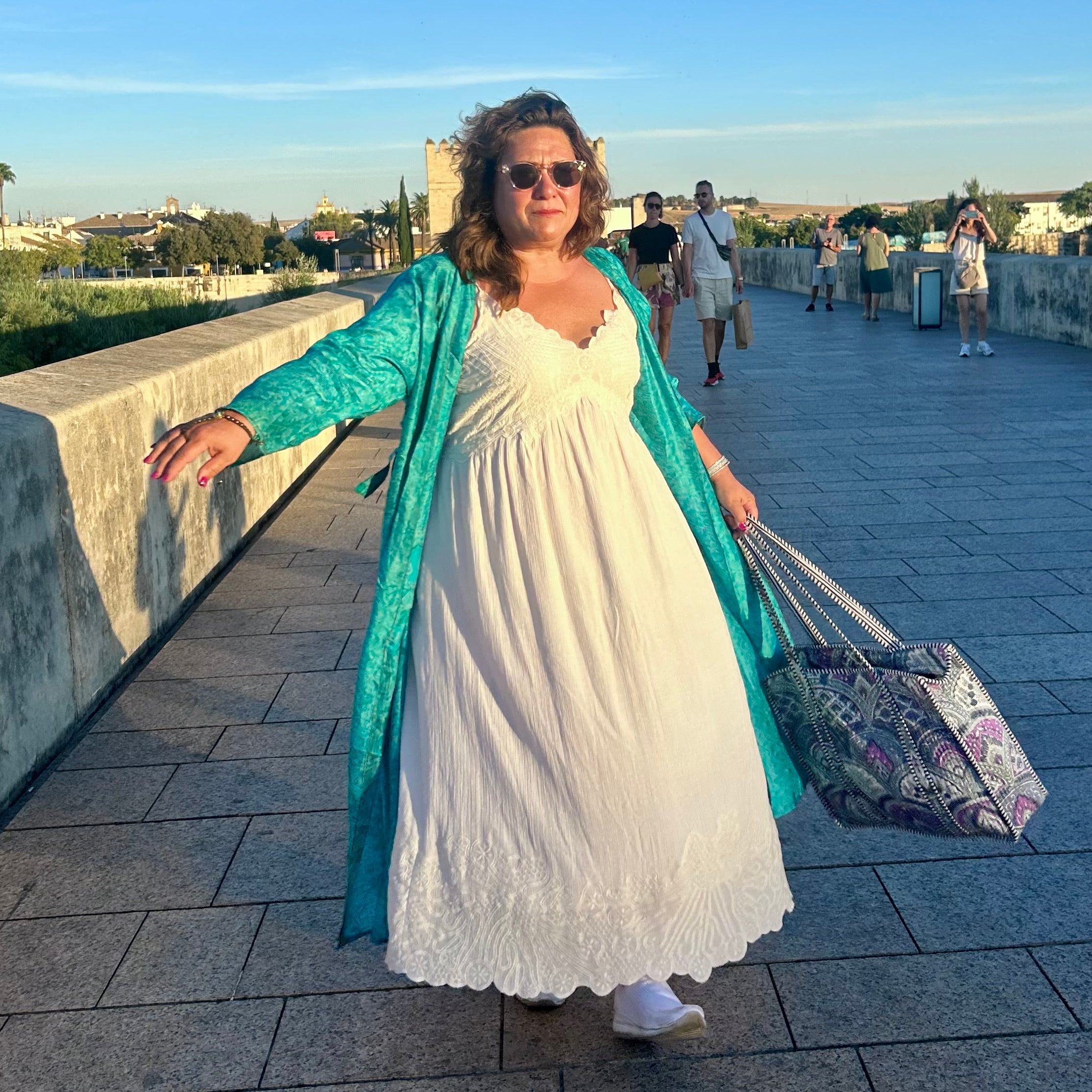 Siden Kimono - jag var en sari