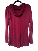 Load image into Gallery viewer, Yoga shirt with hood, long sleeves, no print
