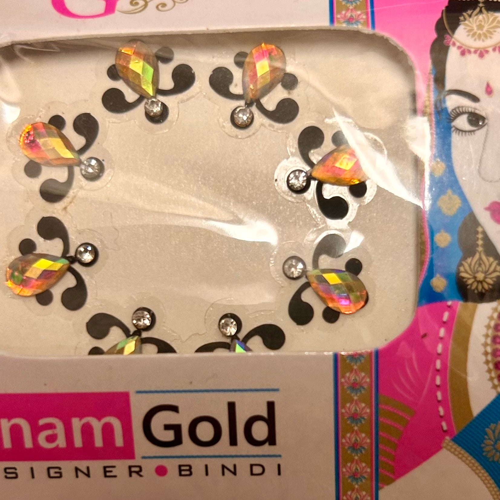 Bindi rund till tex navel/ arm