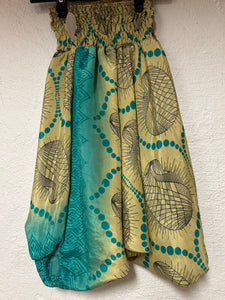 Haremsbyxor barn sari tyg