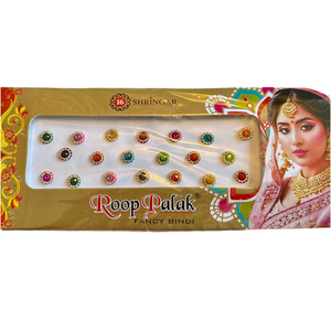 Runda bindi med strass