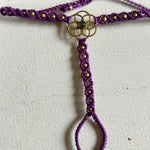 Ladda upp bild till gallerivisning, 4. Flower of Life Handsmyckesarmband i makramé
