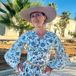 Load image into Gallery viewer, Tie blouse cotton
