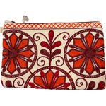 Ladda upp bild till gallerivisning, Broderad handledsväska från Indien – unik färgstark clutch
