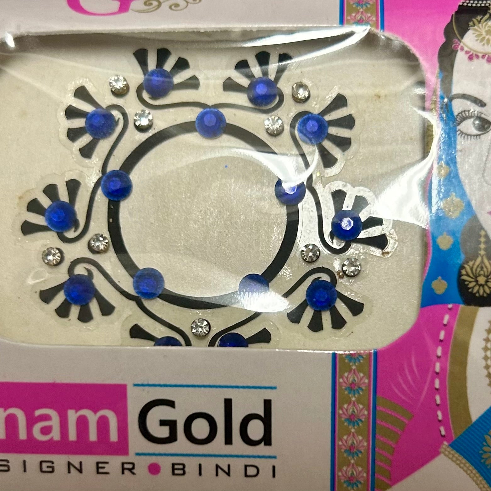 Bindi rund till tex navel/ arm