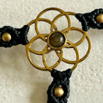 Ladda upp bild till gallerivisning, 4. Flower of Life Handsmyckesarmband i makramé
