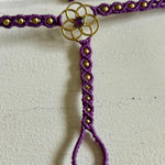 Ladda upp bild till gallerivisning, 4. Flower of Life Handsmyckesarmband i makramé
