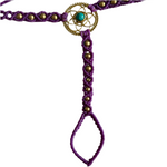 Ladda upp bild till gallerivisning, 1. Flower of Life Handsmyckesarmband i makramé
