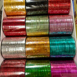 Ladda upp bild till gallerivisning, Xs Färgglada glansiga Bangles – Indiska armband 6 för 20 kr

