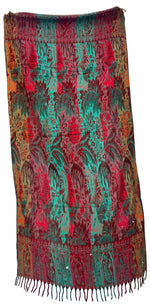 Ladda upp bild till gallerivisning, Varm skön Filt/sjal mönster
