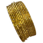 Ladda upp bild till gallerivisning, Guld Bangles – Indiska armband

