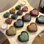 Load image into Gallery viewer, Incense holder Carved Soapstone Chakra heart
