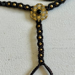 Load image into Gallery viewer, 2. Flower of Life Macramé Hand Jewelry Bracelet
