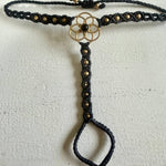 Ladda upp bild till gallerivisning, 4. Flower of Life Handsmyckesarmband i makramé
