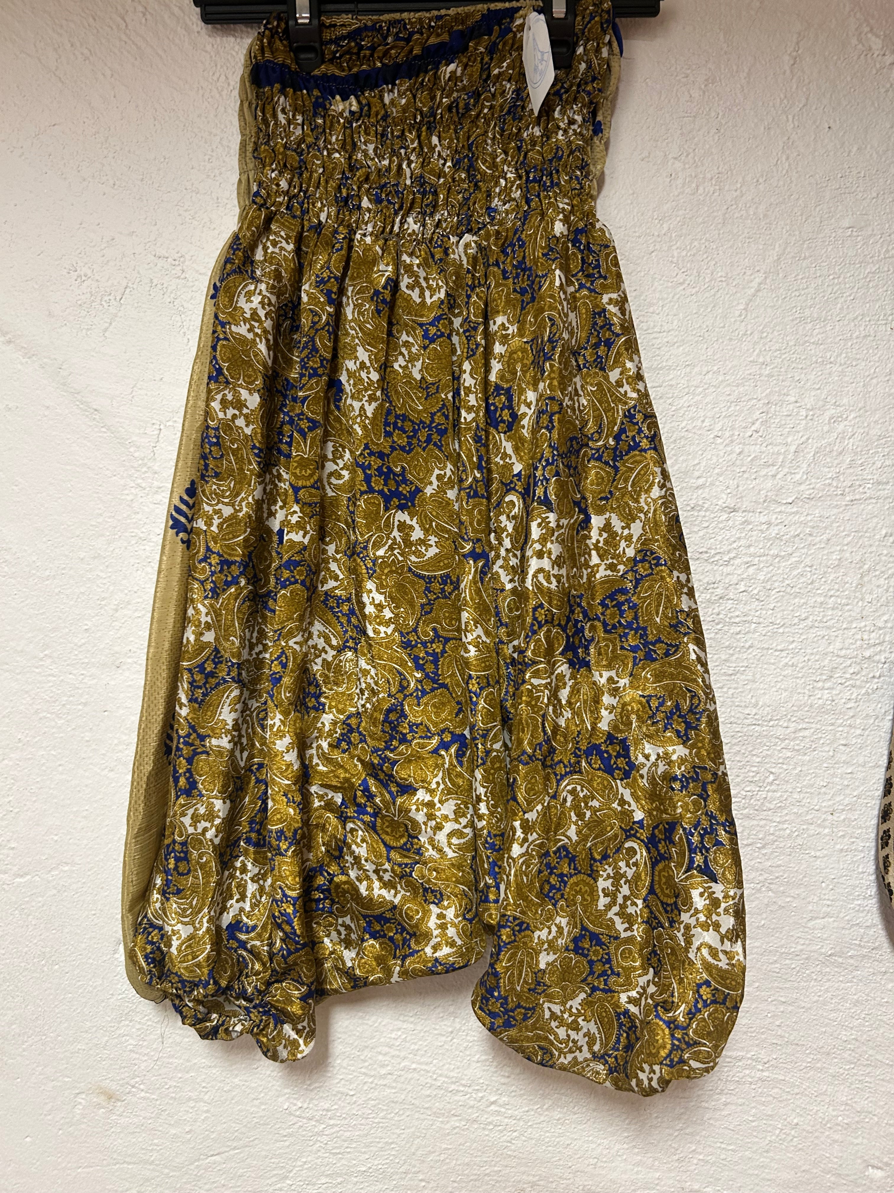Haremsbyxor barn sari tyg