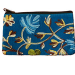 Load image into Gallery viewer, Indisk broderad sammetsbörs – blommor
