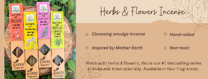 Okray Namaste Blommor & Örter Blandad Smudge Rökelse - Set med 4