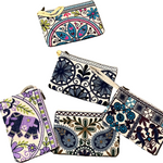 Load image into Gallery viewer, Broderad handledsväska från Indien – unik färgstark clutch
