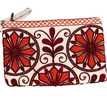 Load image into Gallery viewer, Broderad handledsväska från Indien – unik färgstark clutch
