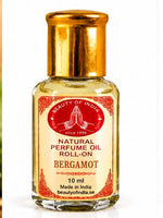 Load image into Gallery viewer, Bergamot parfymolja 10 ml – flaska framifrån | Beauty of India
