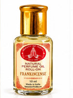 Load image into Gallery viewer, Frankincense parfymolja 10 ml – flaska framifrån | Beauty of India
