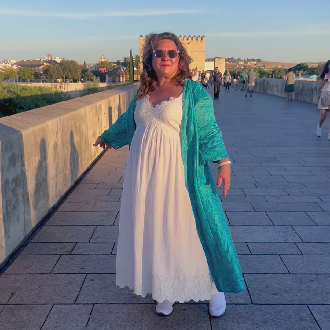 Siden Kimono - jag var en sari