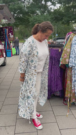 Ladda och spela upp video i Gallerivisaren, Kimono lång - bomull
