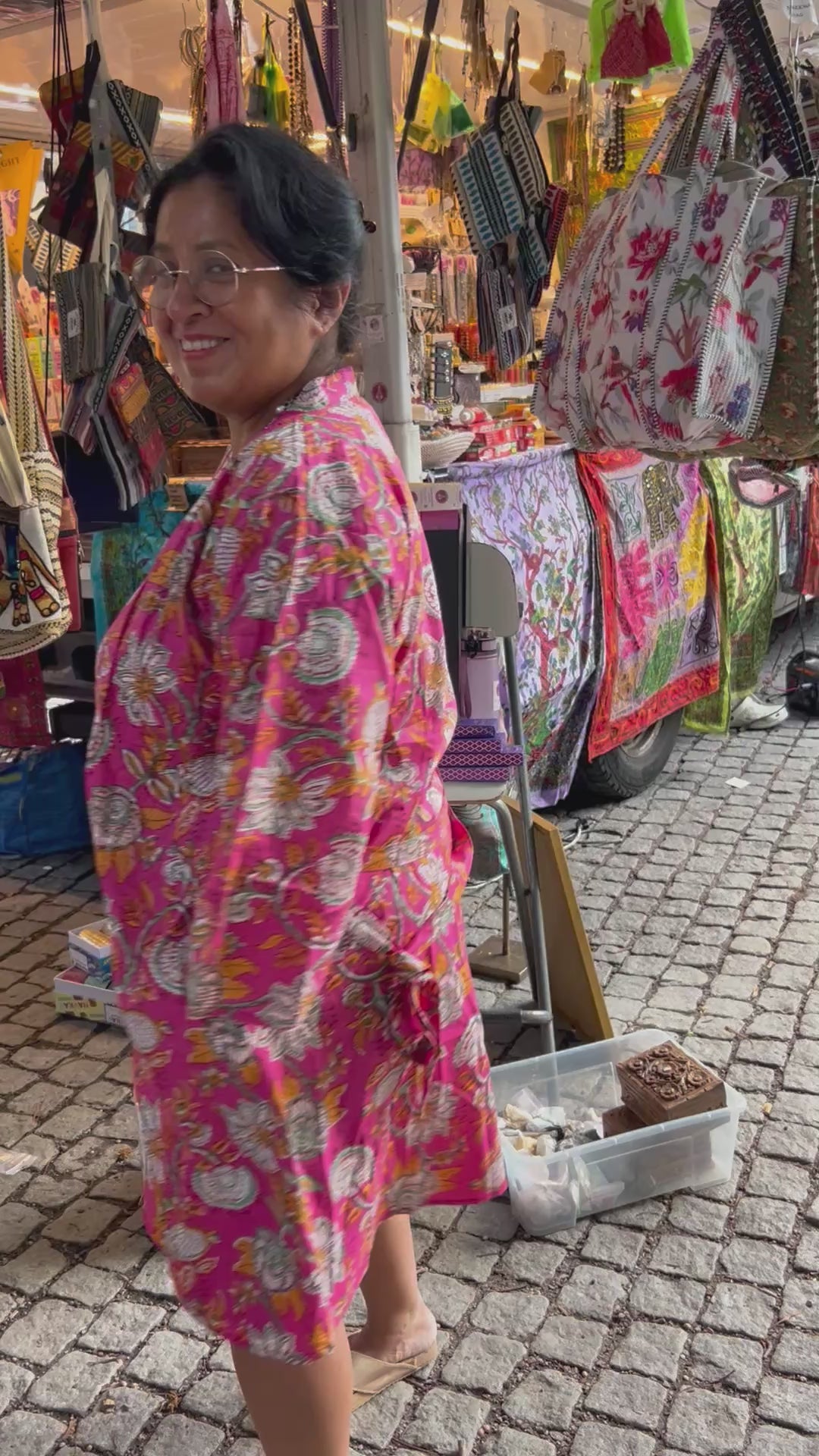 Kimono kort - bomull