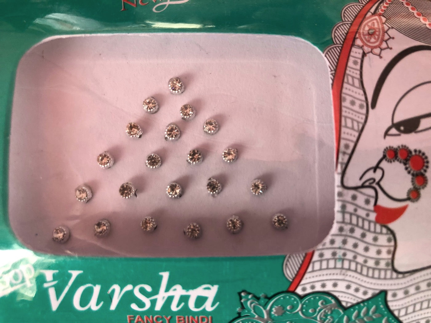 Små bindi strass