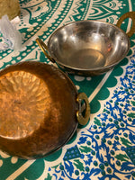 Ladda upp bild till gallerivisning, Indisk Upplägg skål i koppar och stål
