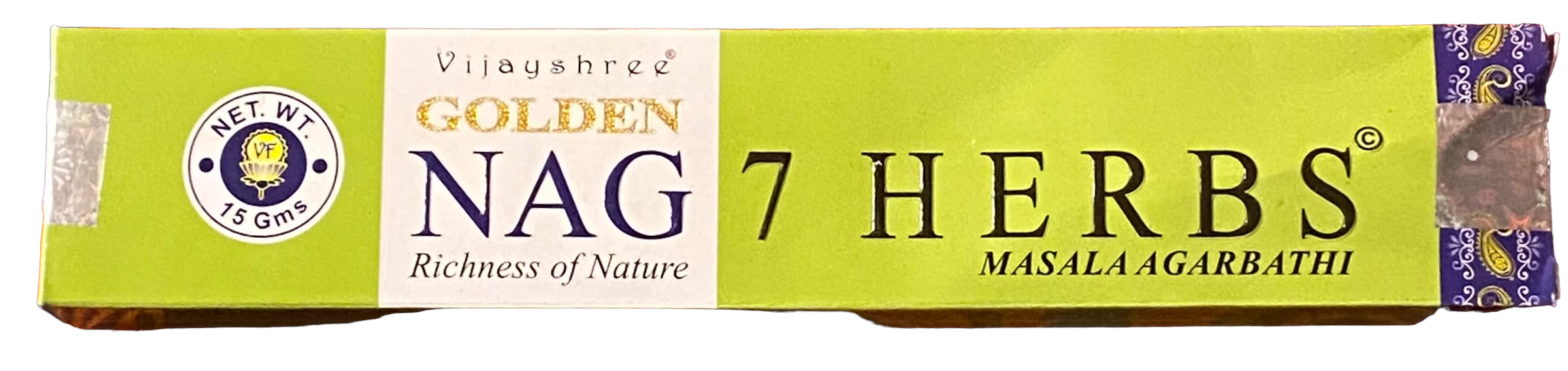 Golden 7 Herbs 15g - rökelsepinnar