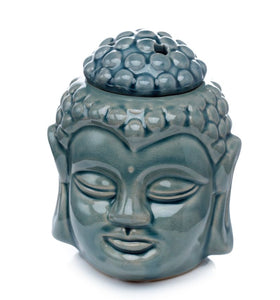 Aromalampa med Krackelerad Glasyr Thai Buddha Huvud