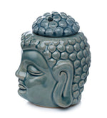 Ladda upp bild till gallerivisning, Aromalampa med Krackelerad Glasyr Thai Buddha Huvud
