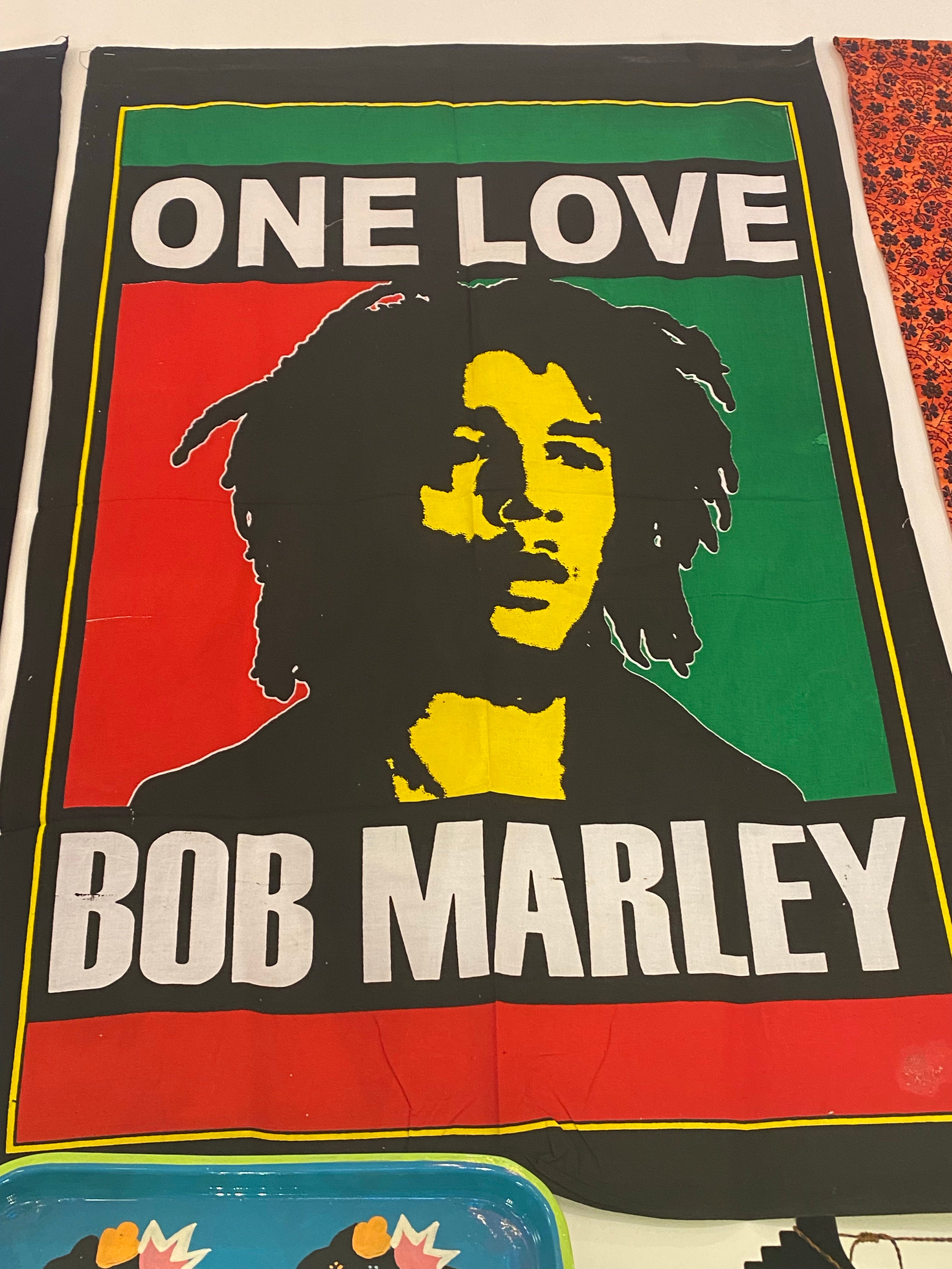 Tyg tavla Bob Marley
