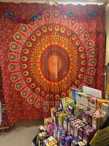 Bedsheet Mandala indisk mönster